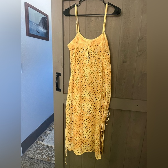 Jen’s Pirate Booty Flower Power midi cover up dress, S - Picture 3 of 8